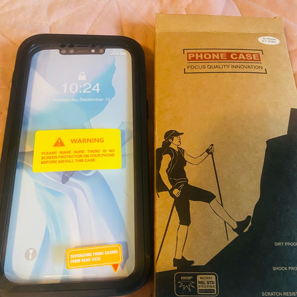 iPhone12 ProMax protective phone case(New)